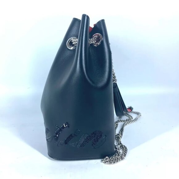 Christian Louboutin Sequin logo MARIE JANE Backpack Bag Chain Backpack main image 15